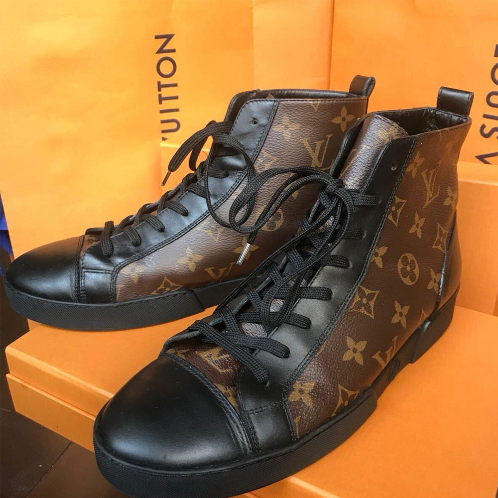 Louis Vuitton Match-Up Sneaker Boot 'Cacao' (Pre-Ownded)