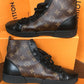 Louis Vuitton Match-Up Sneaker Boot 'Cacao' (Pre-Ownded)