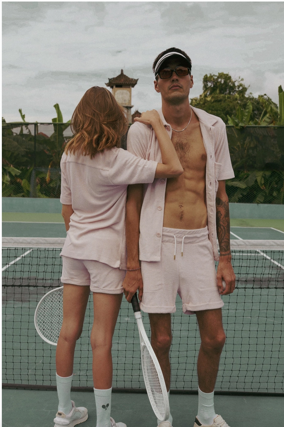 Towel Boy Cabana Shirt - Blush