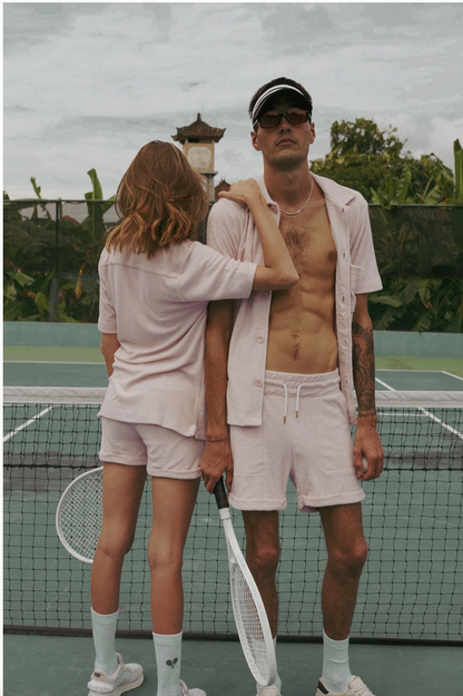 Towel Boy Cabana Shirt - Blush