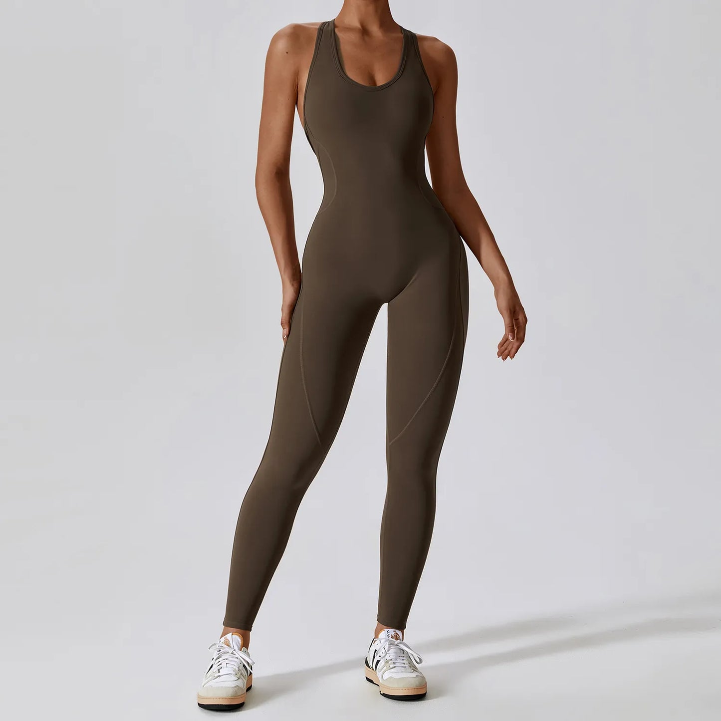 Yoga Sleeveless Backless One Piece Jumpsuit Sport  Activewear